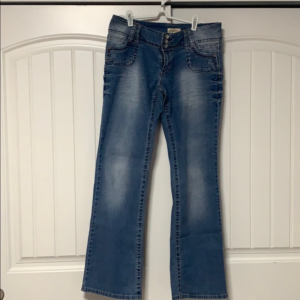 Angels Bootcut Low Rise Jeans